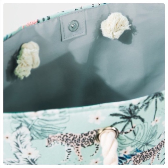 NWT RUGGINE tropical tote. Great for the 🏖 BEACH/VACATION - Picture 7 of 9